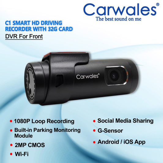Carwales C1 DVR Smart HD Driving Recorder (1-Way)