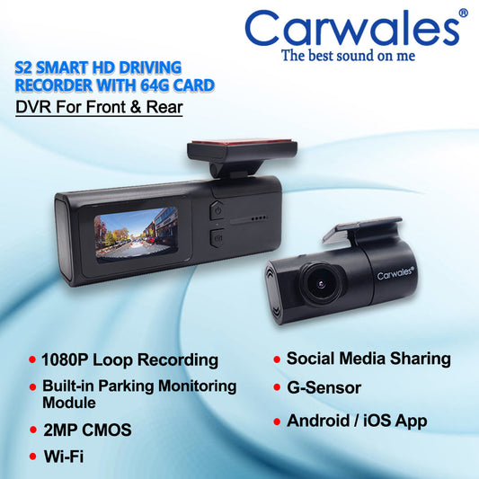 Carwales S2 DVR Smart HD Driving Recorder