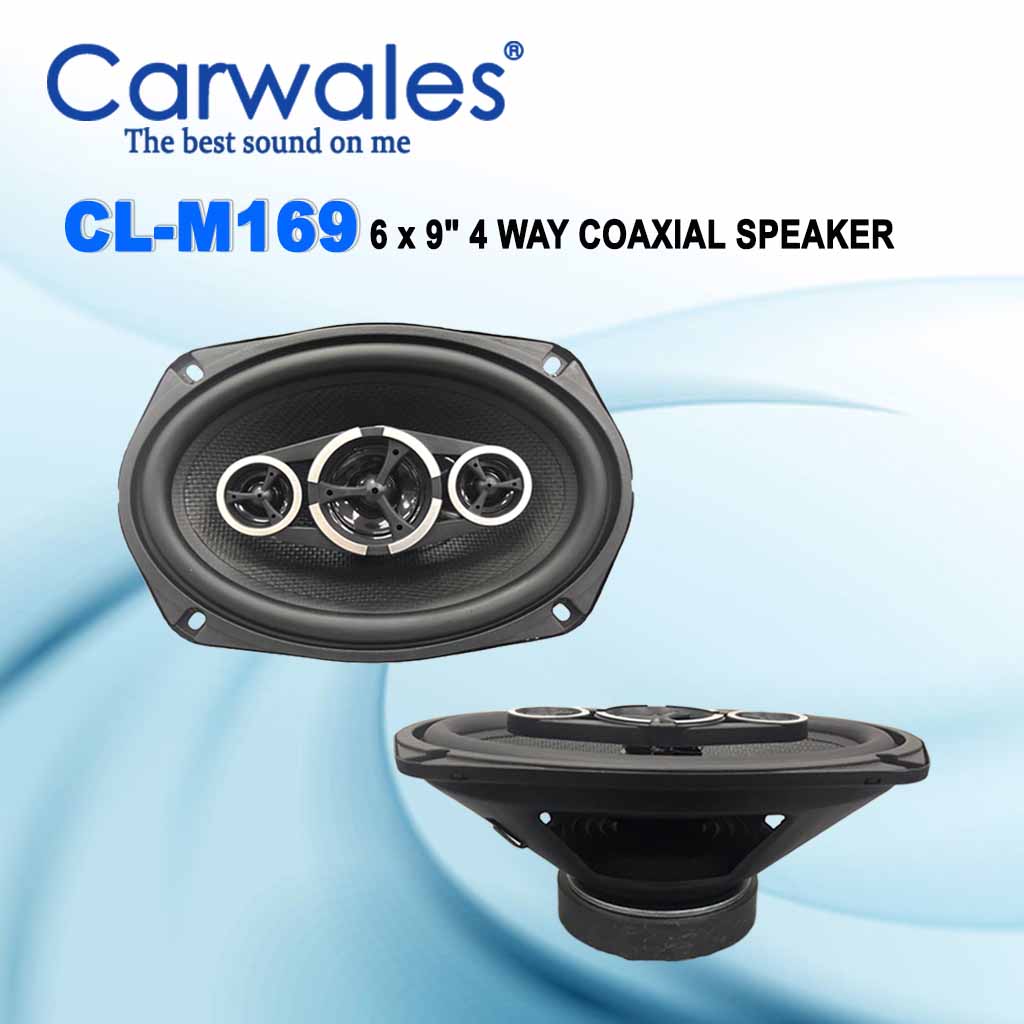 Carwales CL-M169 6 x 9" 4 Way Coaxial Speaker