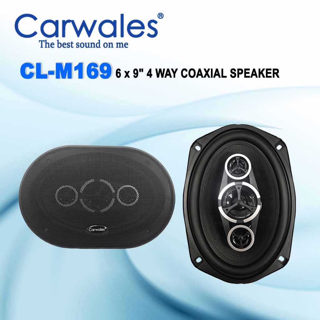 Carwales CL-M169 6 x 9" 4 Way Coaxial Speaker