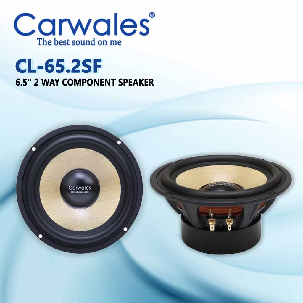 Carwales CL-65.2SF 6 - 1/2" 2 Way Component Speaker