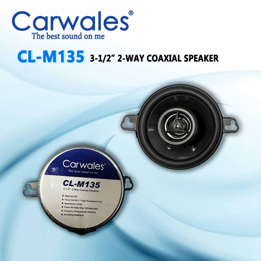 Carwales CL-M135 3 - 1/2" 2 Way Coaxial Speaker