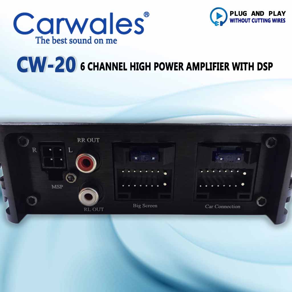 Carwales CW-20 Android 6 Channel Power Amplifier