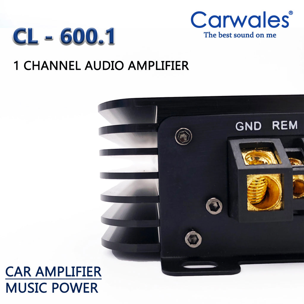 Carwales CL-600.1 Car Audio 1 Channel Power Amplifier
