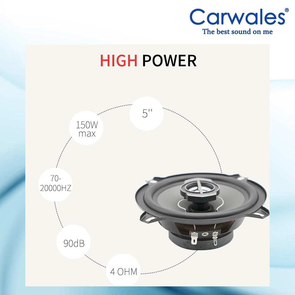 Carwales CL-R450 5 - 1/4" 2 Way Coaxial Speaker