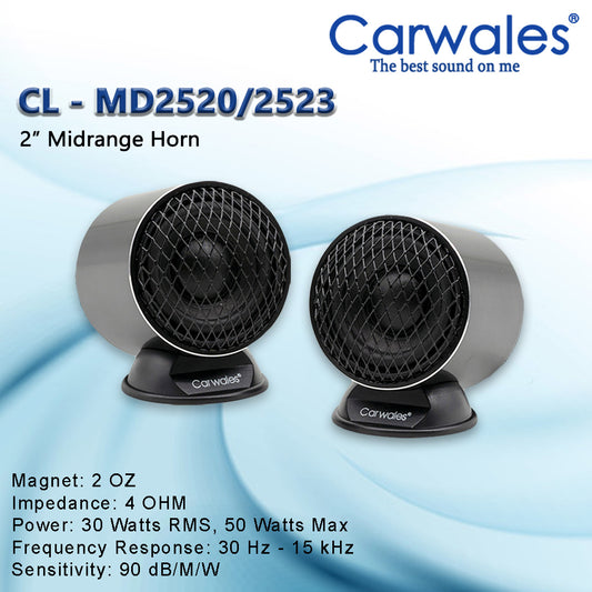 Carwales CL-MD2520/MD2523 2" Full Range Speaker With Bass