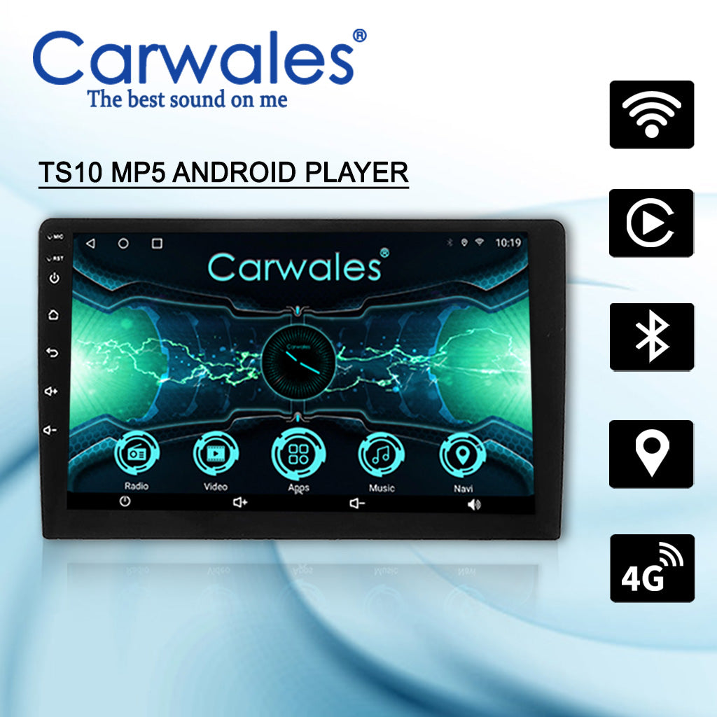 Carwales TS10 Android Player 2K Screen 5G Wifi With Socket