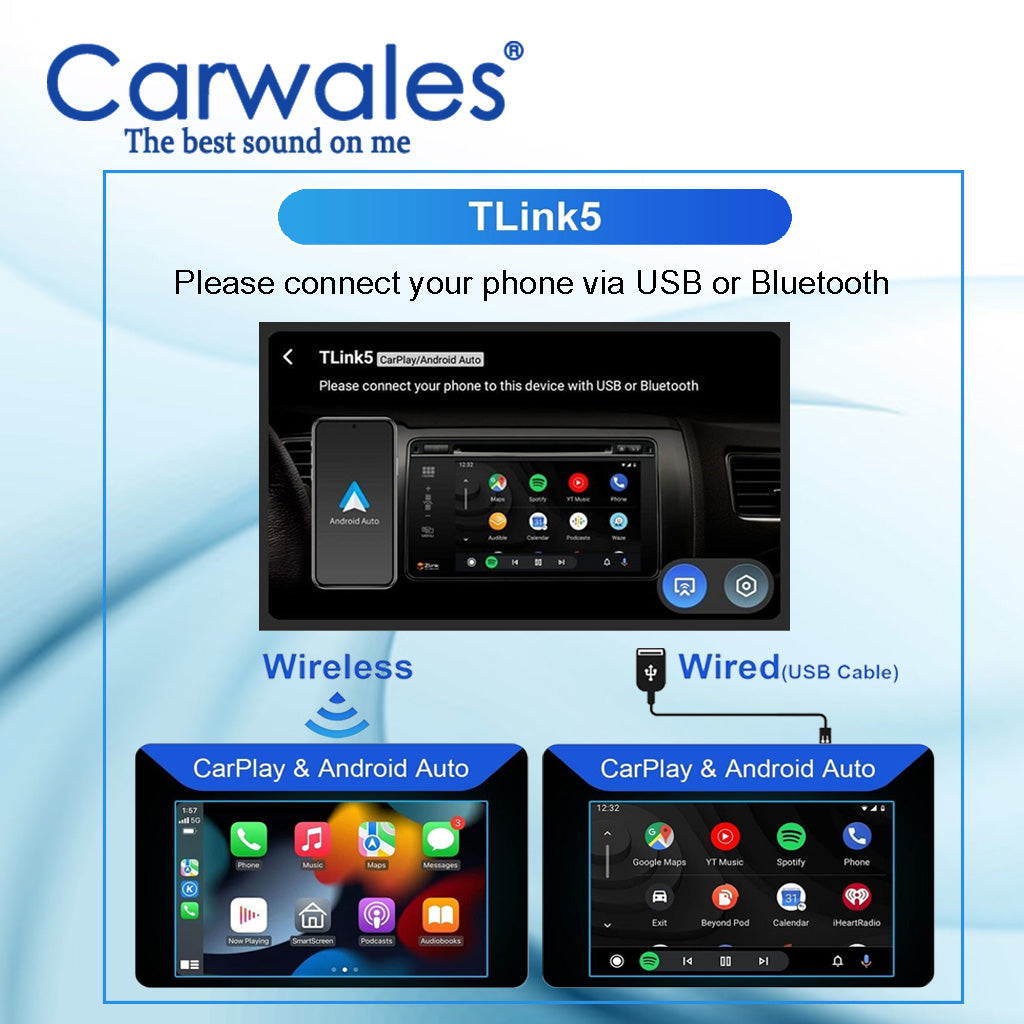 Carwales 8163 Android Player IPS AHD With Socket