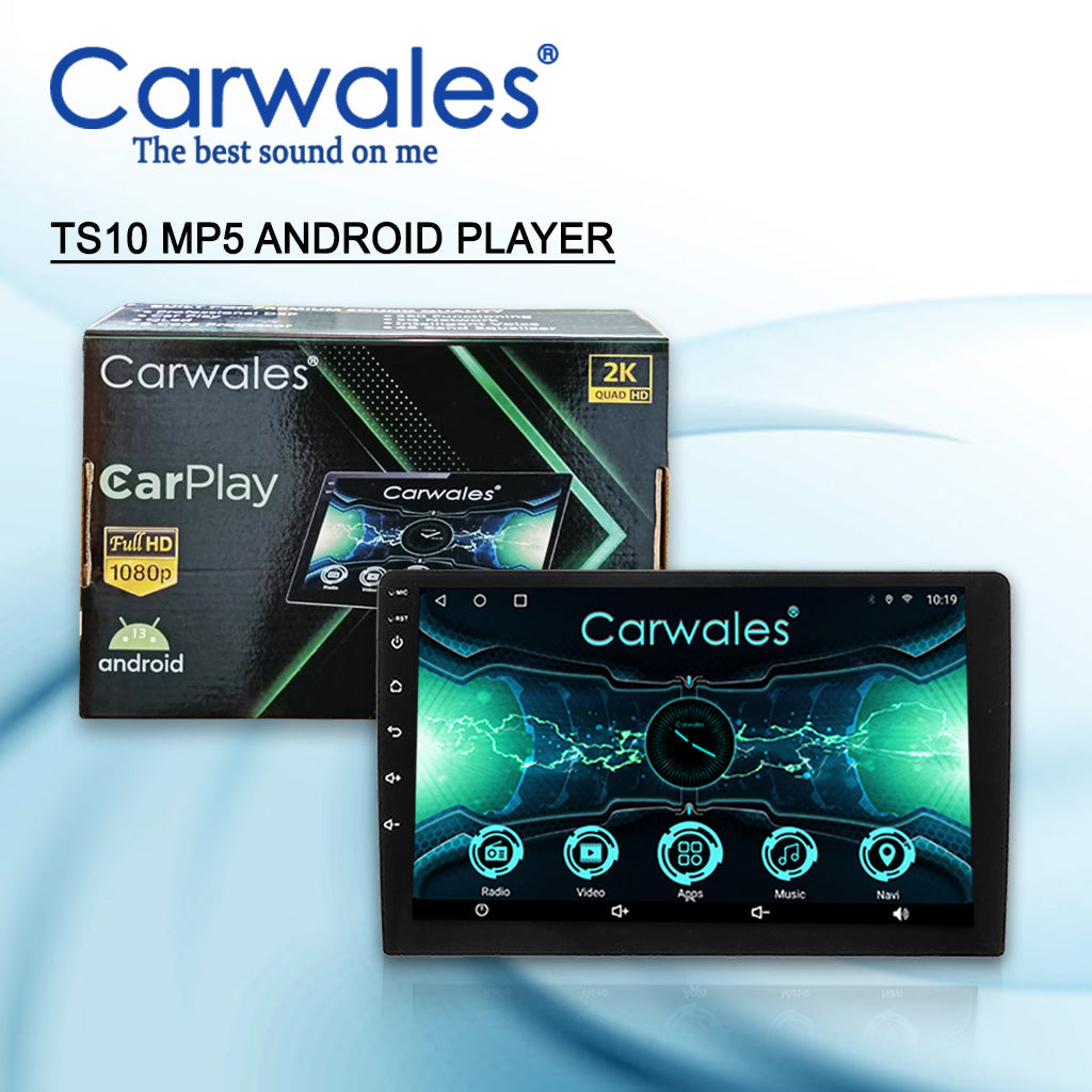 Carwales TS10 Android Player 2K Screen 5G Wifi With Socket