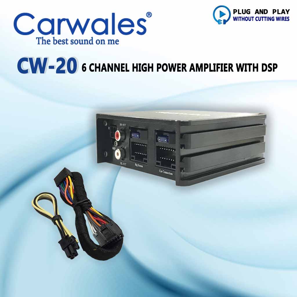 Carwales CW-20 Android 6 Channel Power Amplifier