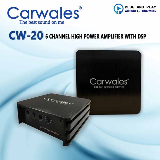 Carwales CW-20 Android 6 Channel Power Amplifier
