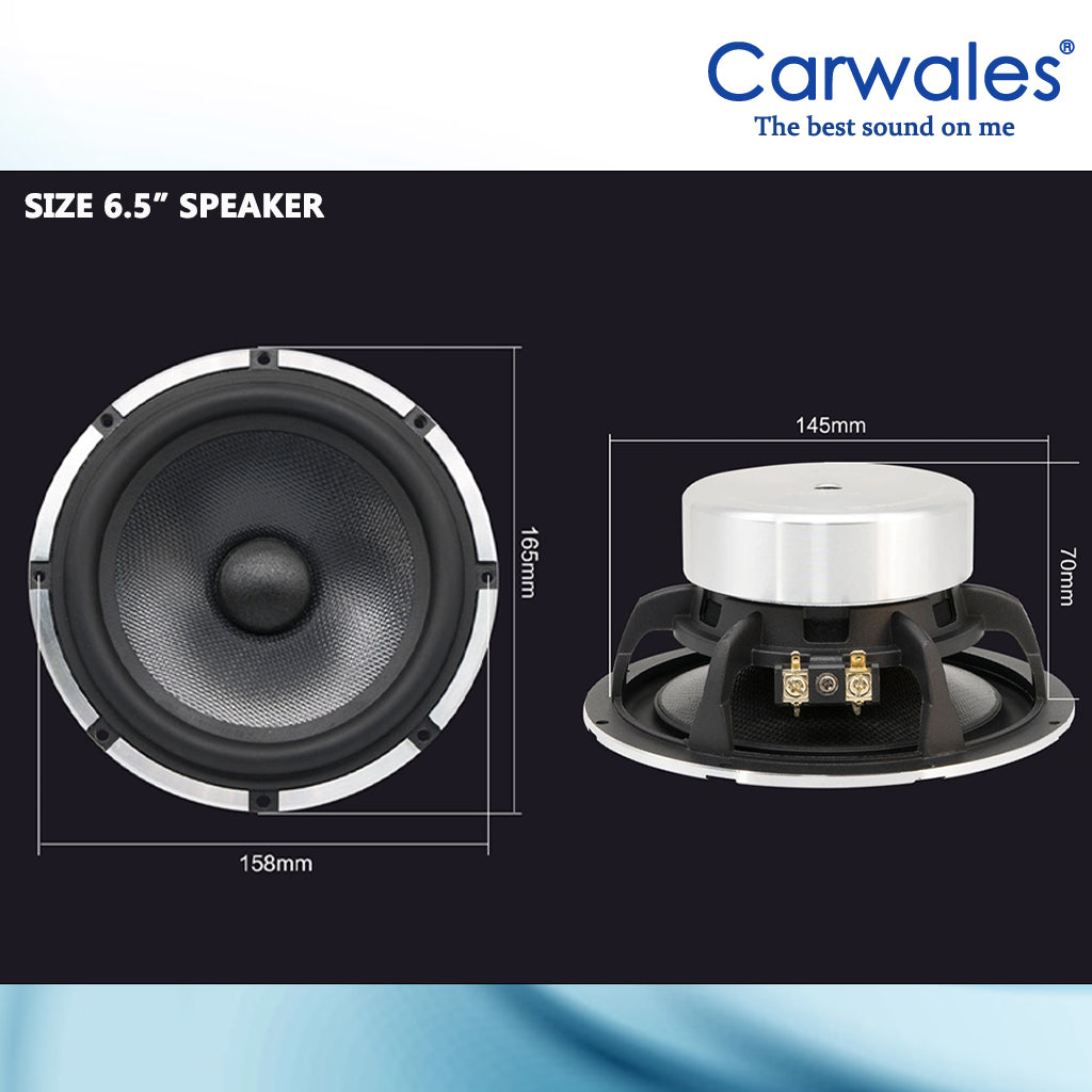 Carwales CL-65.3L 6 - 1/2" 3 Way Car Compound Speaker