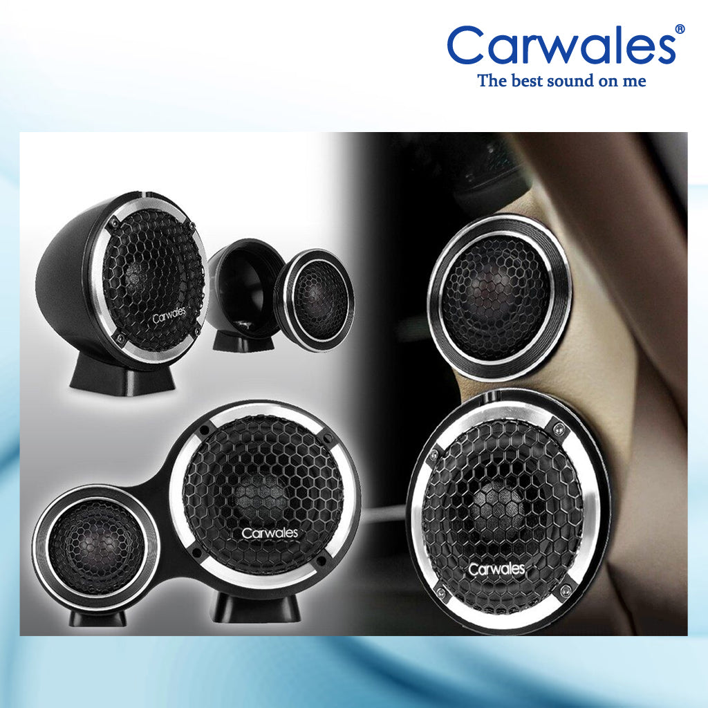 Carwales CL-MT3025 3.5" Midrange Speaker 25mm Neodymium Dome Tweeter