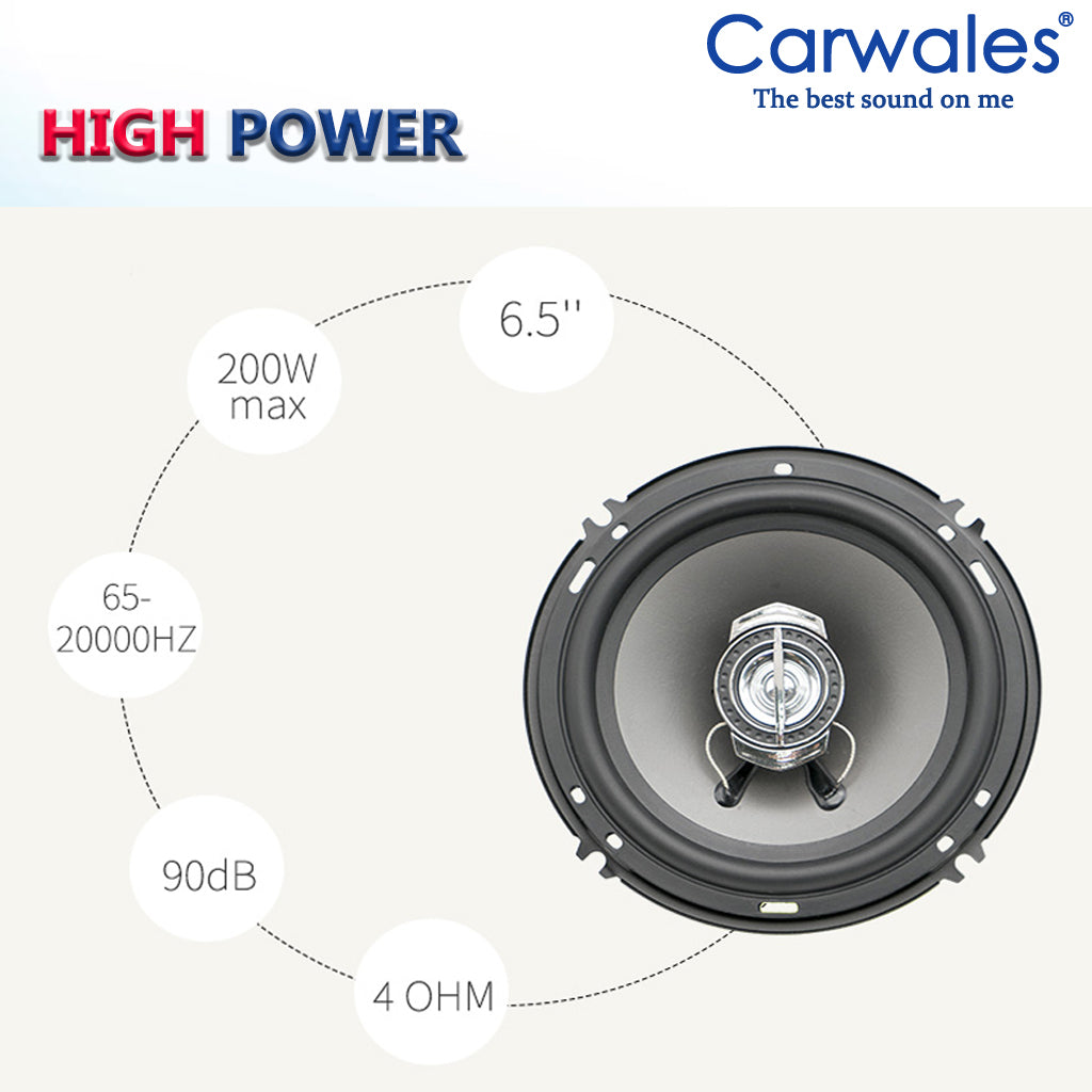 Carwales CL-R460 6 - 1/2" 2 Way Coaxial Speaker