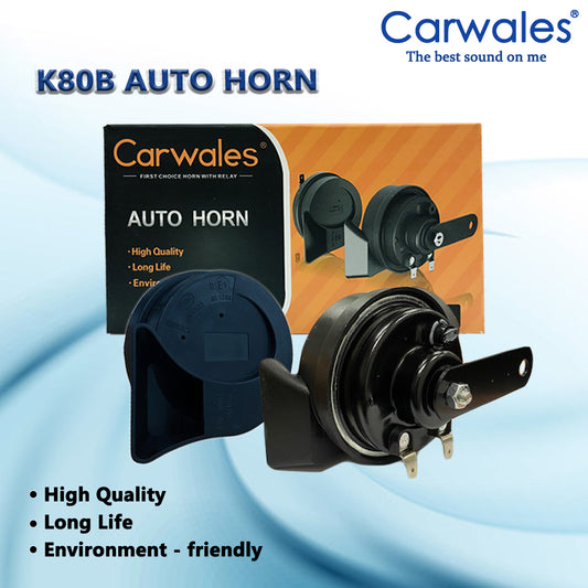 Carwales K80B Electromagnetic 2pcs Universal Auto Horn